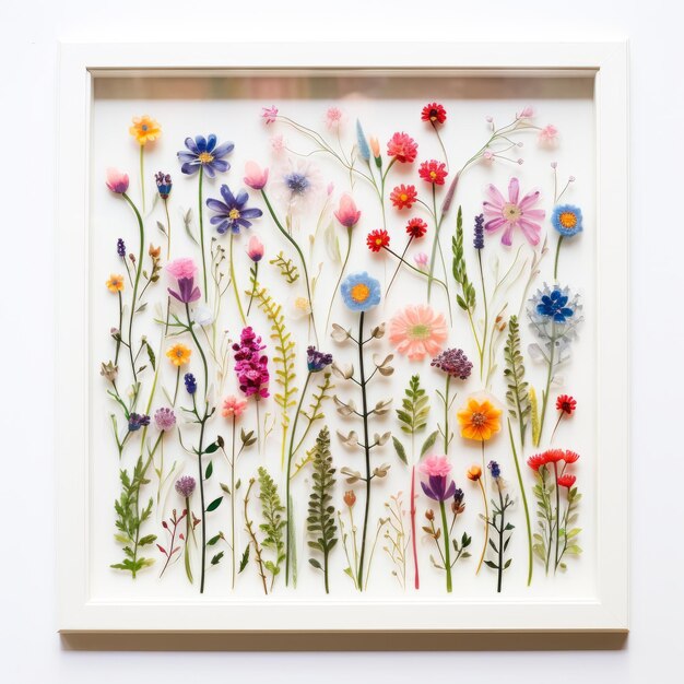 zestaw haftów w ramkach